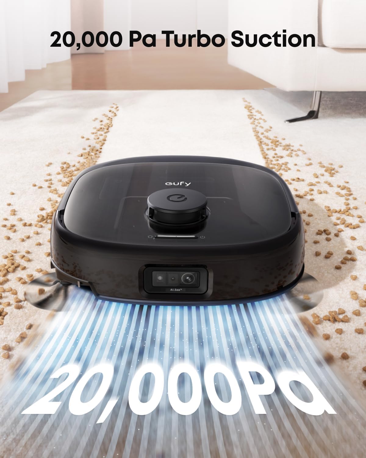eufy C28 Omni, Robot Vacuum Cleaner with Mop,HydroJet Self Clean Roller Mop