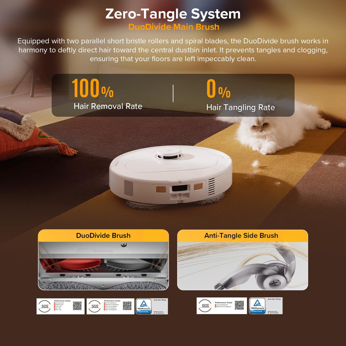 roborock Qrevo S Pro Robot Vacuum Cleaner with Mop, 18,500 Pa Suction