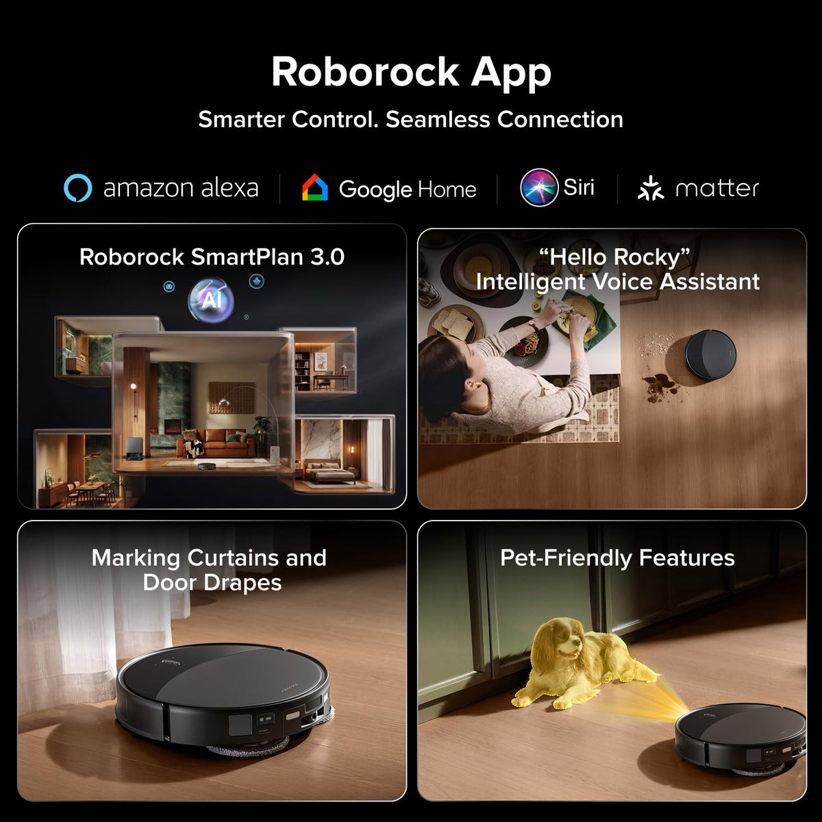 roborock Saros 20 Robot Vacuum Cleaner with Mop, 36,000 Pa Suction