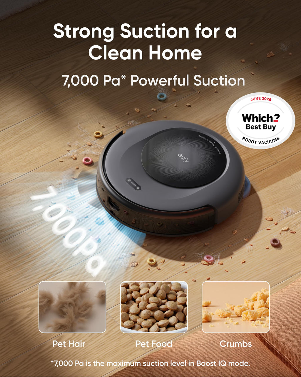 eufy C28 Omni, Robot Vacuum Cleaner with Mop,HydroJet Self Clean Roller Mop